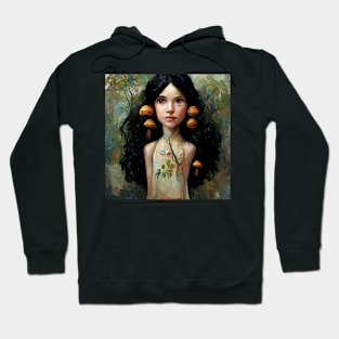 Kate the Mushroom Faerie by Kim Turner Art Hoodie